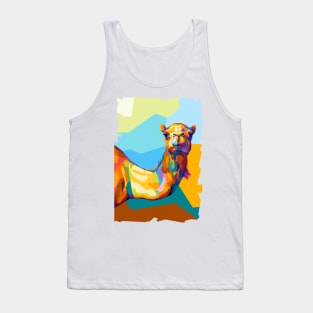 Animals Camel Wpap Art Tank Top